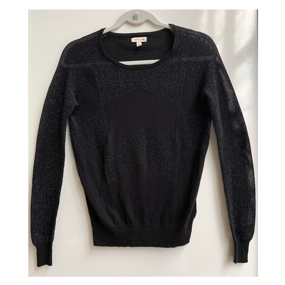 Silence + Noise Metallic Light Knit Sweater S